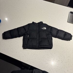 The North Face Kids' Toddlers 3T Black Puffer Jacket 1996 Retro Nuptse